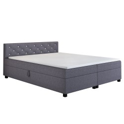 Princess 160×200 šedá – dvoulůžková válenda s úložným prostorem
