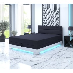 Torin 130×200 grafitová – dvoulůžková válenda s úložným prostorem