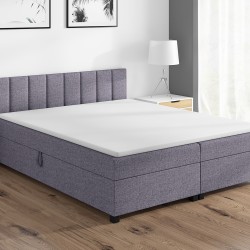 Leo 180×200 šedá – dvoulůžková válenda s úložným prostorem