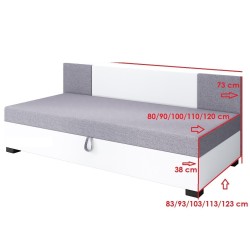 Rozměrový výkres — rozměry nábytku v centimetrech