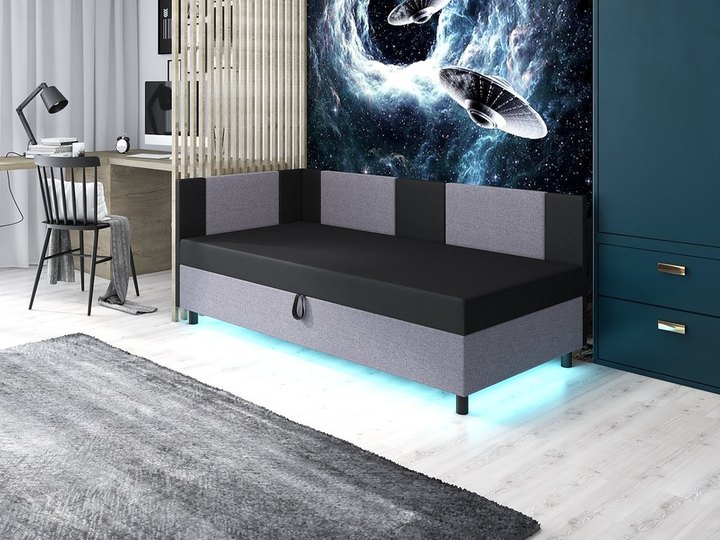 Válenda Axel LED — šedá s černou