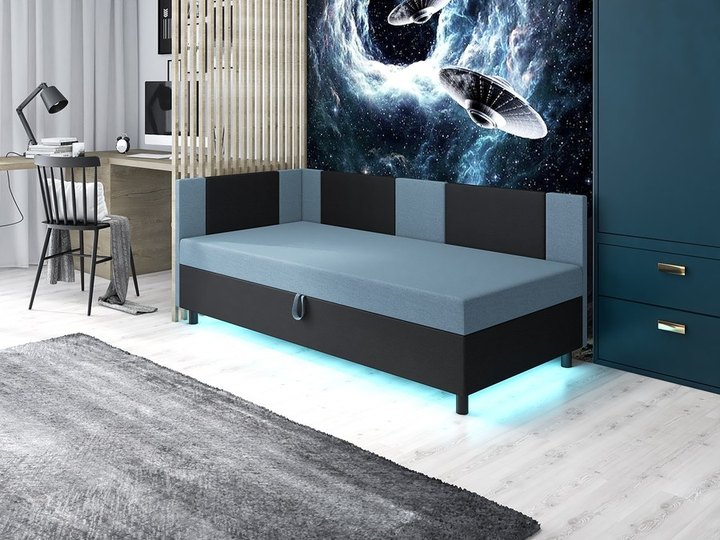 Válenda Axel LED — modrá s bílou