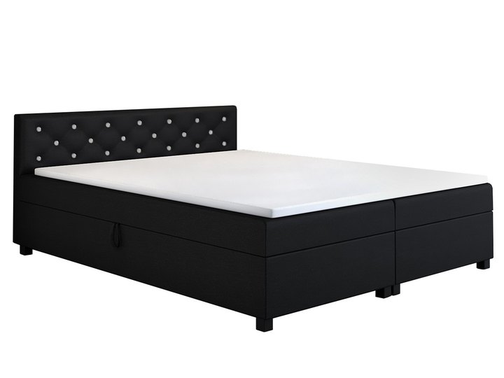 Postel Princess 180×200 cm — barva černá