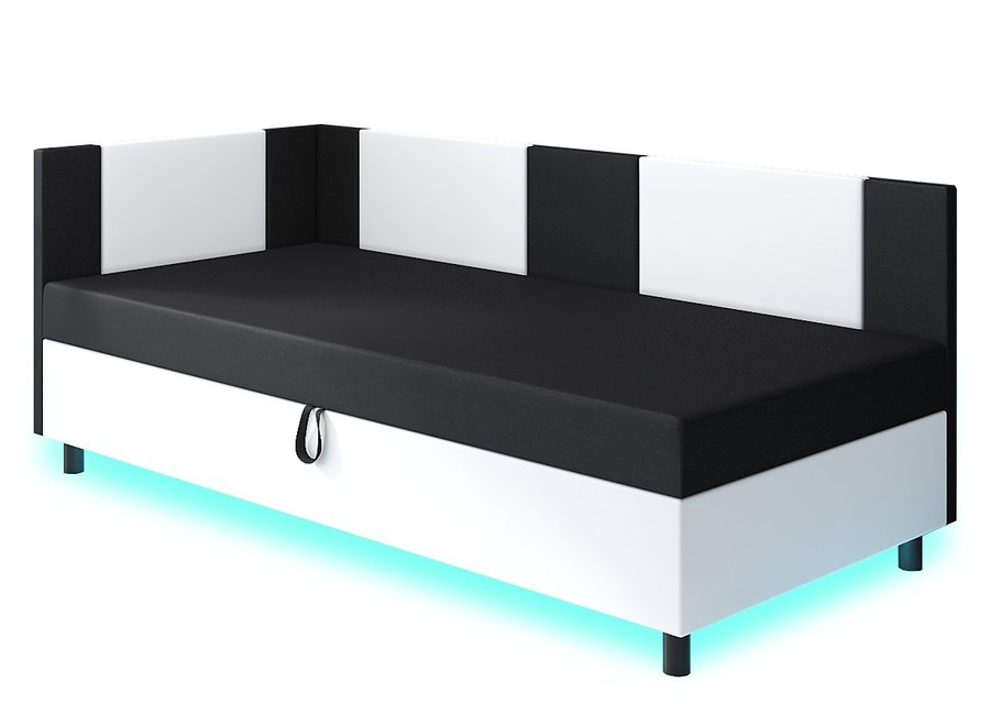 Axel LED — rohová válenda s úložným prostorem